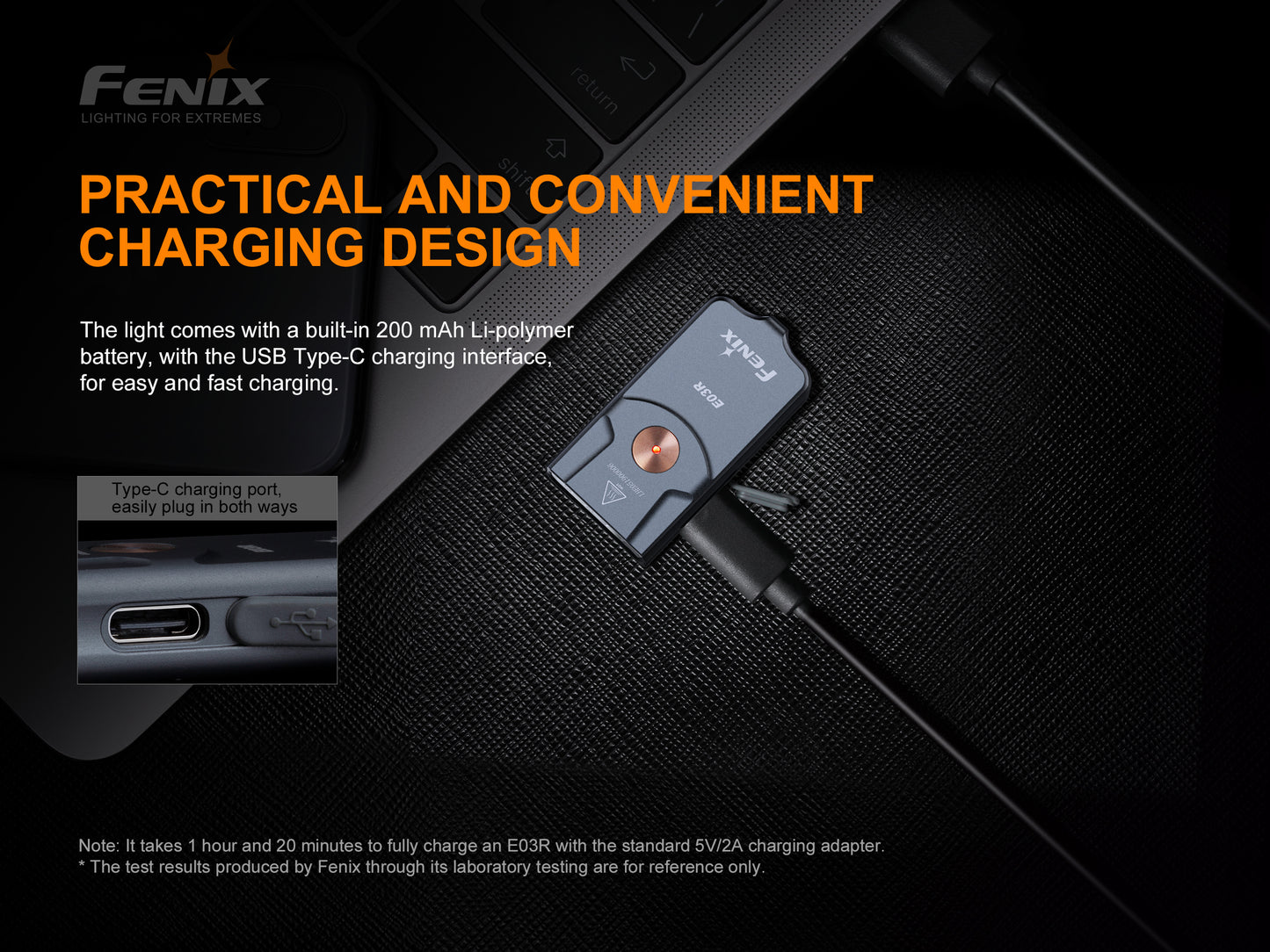 FENIX E03R KEYCHAIN FLASHLIGHT
