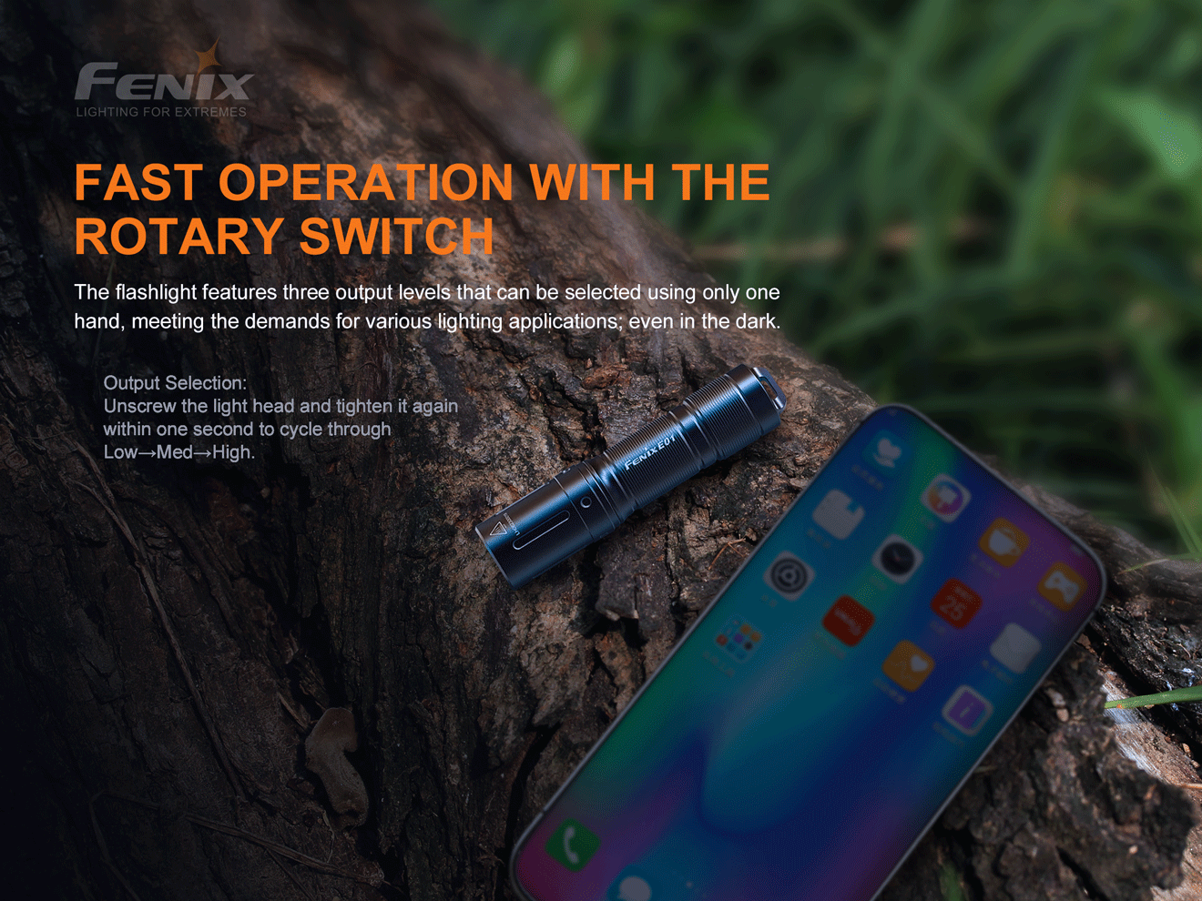 Fenix E01 V2.0 Mini Keychain Flashlight