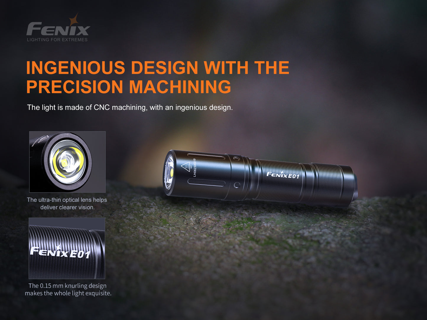 Fenix E01 V2.0 Mini Keychain Flashlight