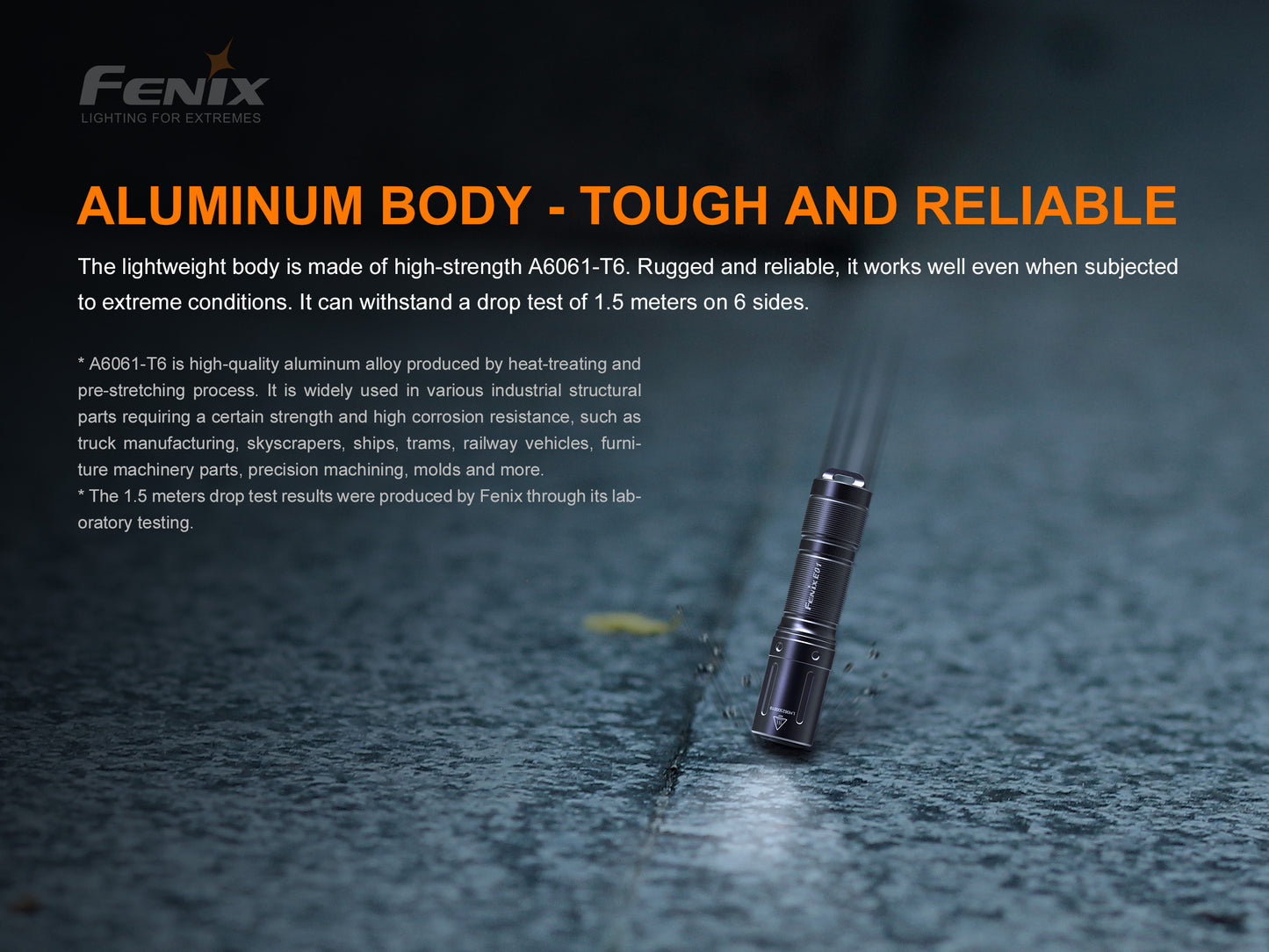 Fenix E01 V2.0 Mini Keychain Flashlight