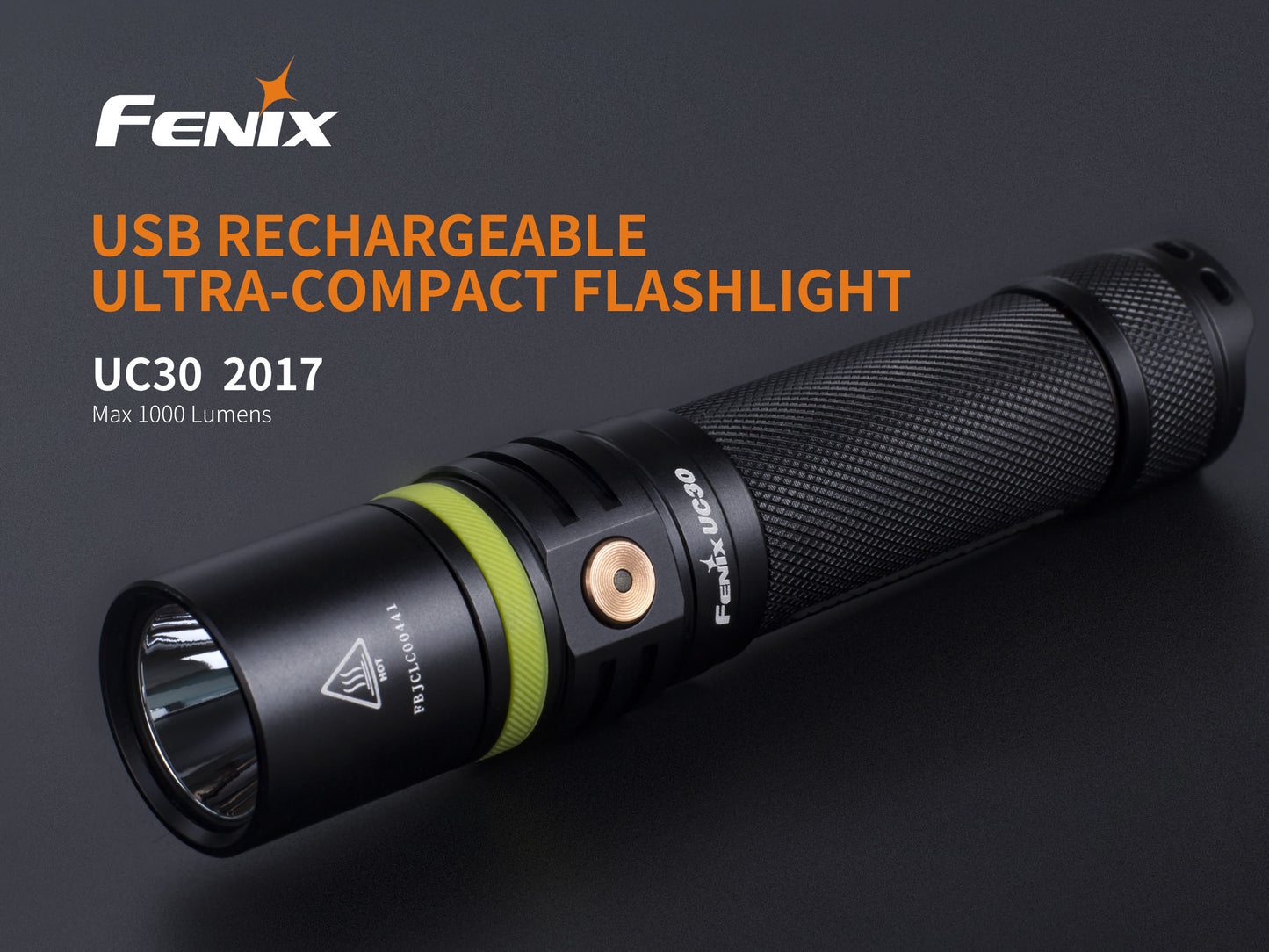 FENIX UC30 USB RECHARGEABLE FLASHLIGHT