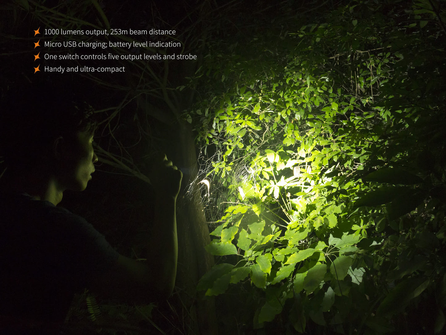 FENIX UC30 USB RECHARGEABLE FLASHLIGHT