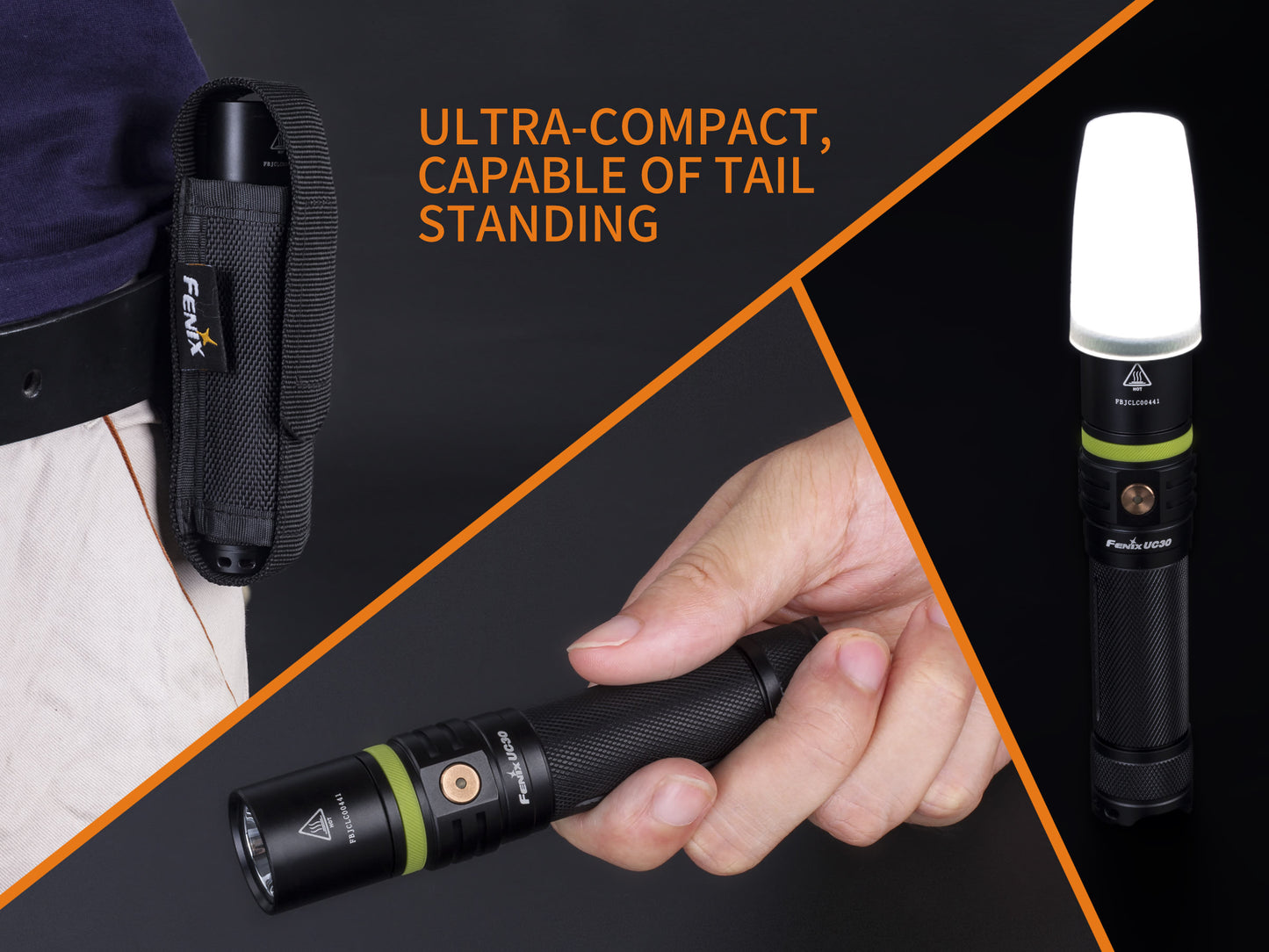 FENIX UC30 USB RECHARGEABLE FLASHLIGHT