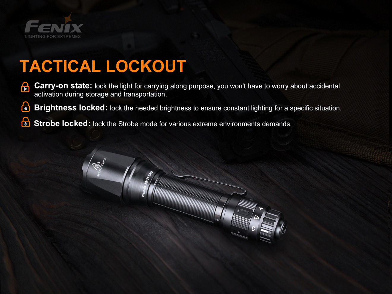 Fenix TK11 TAC Professional Law Enforcement Flashlight