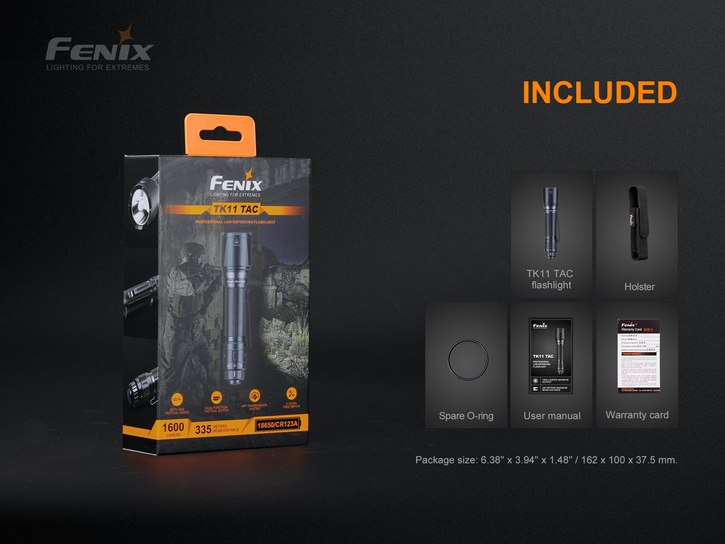 Fenix TK11 TAC Professional Law Enforcement Flashlight