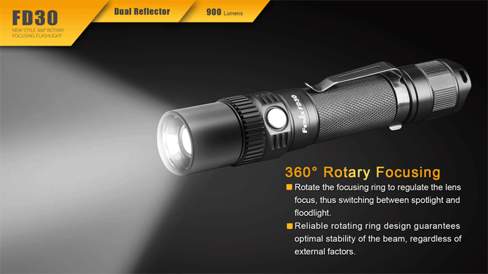 FENIX FD30 FOCUS FLASHLIGHT