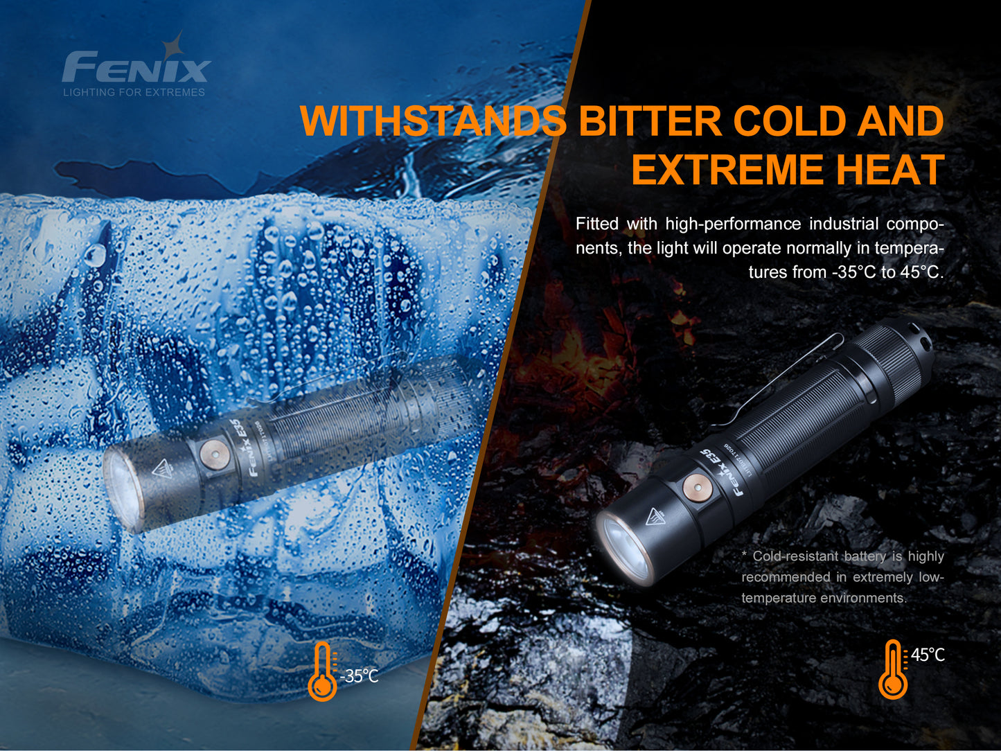 Fenix E35 Super High-Performance EDC Flashlight