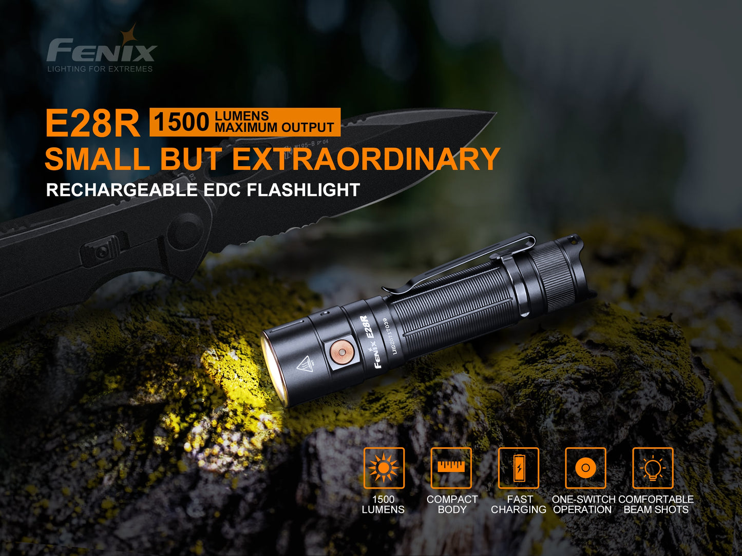 Fenix E28R Rechareable EDC Flashlight