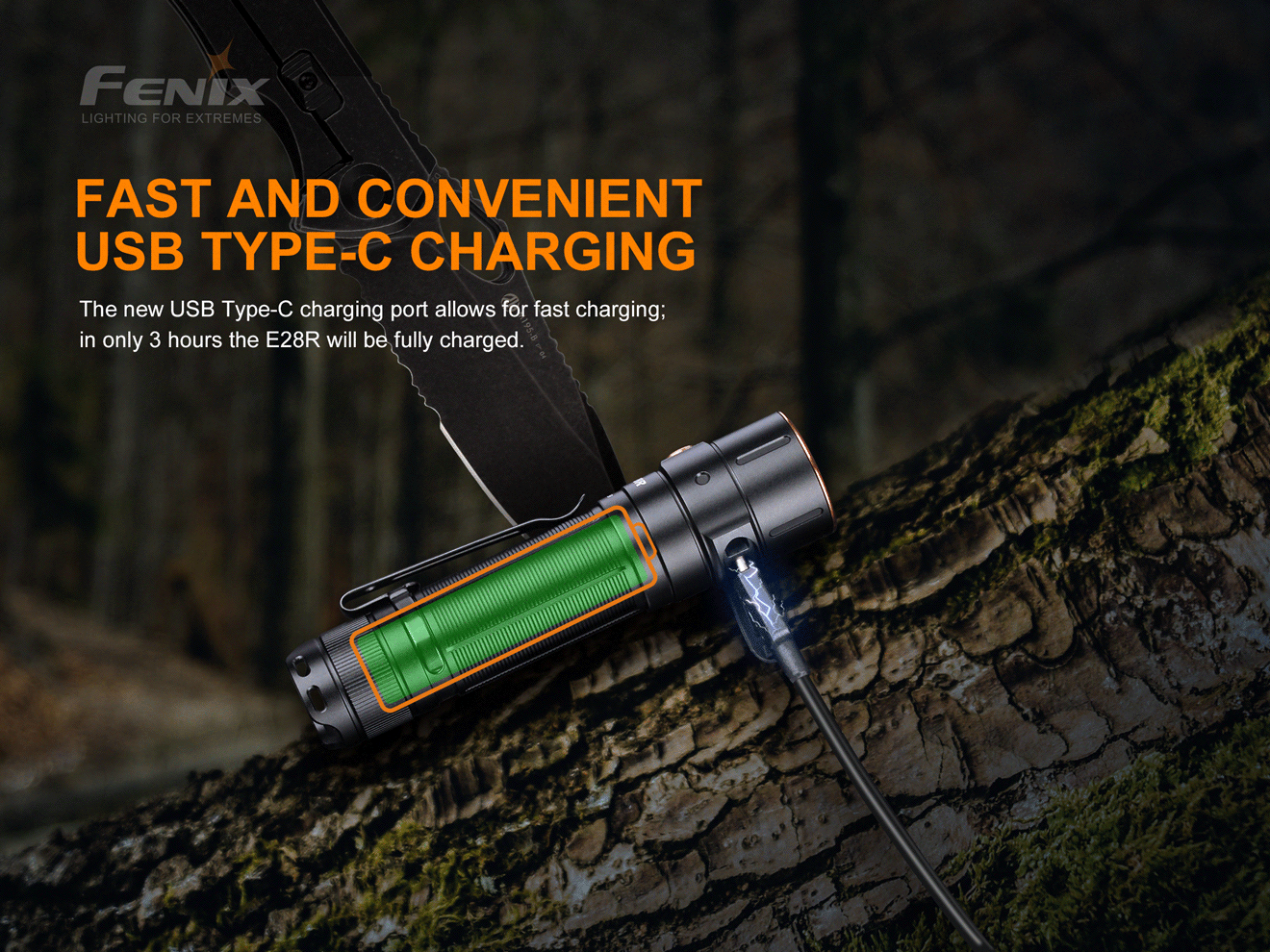 Fenix E28R Rechareable EDC Flashlight