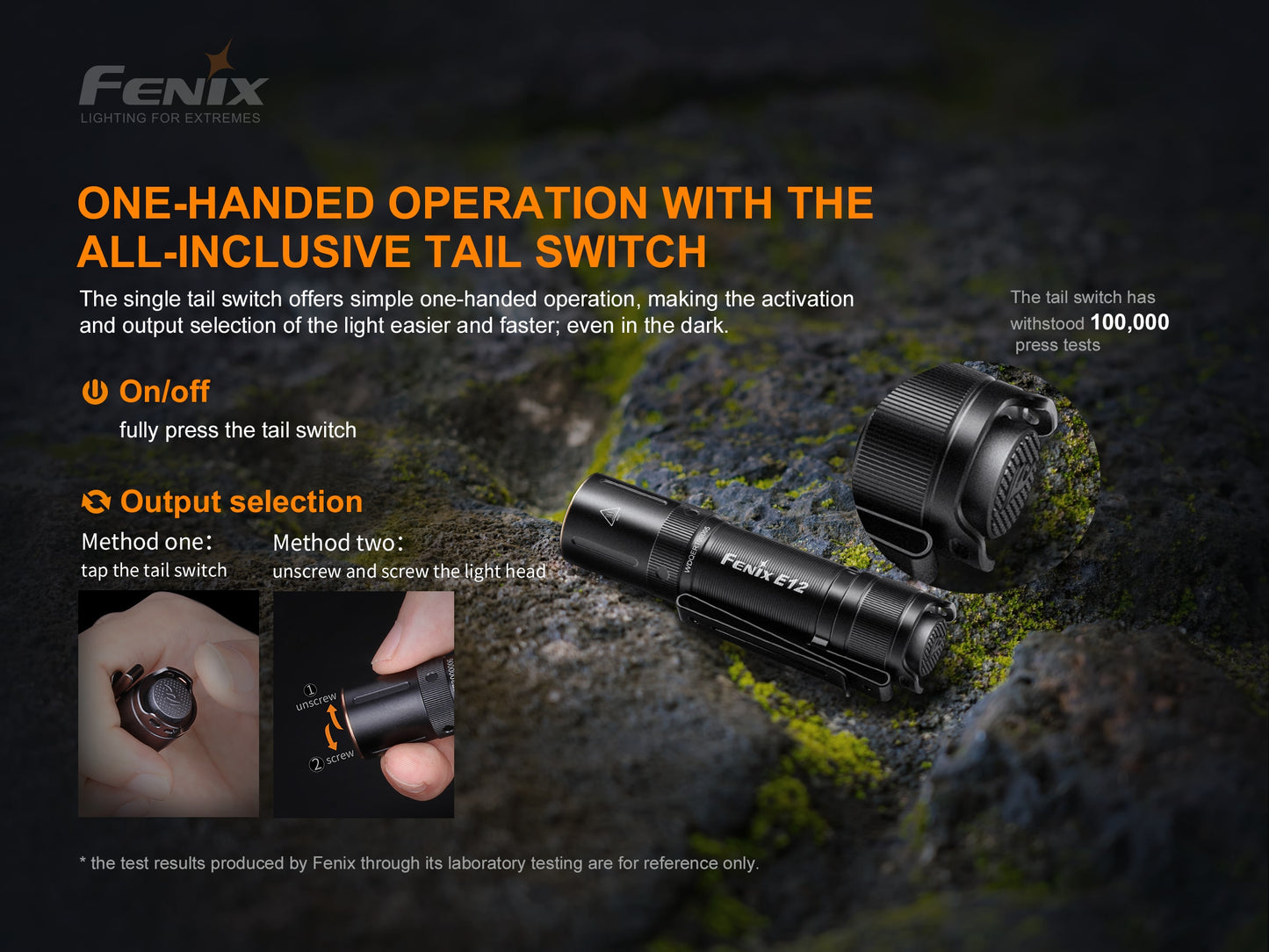 Fenix E12 Ultra-Compact AA EDC Flashlight