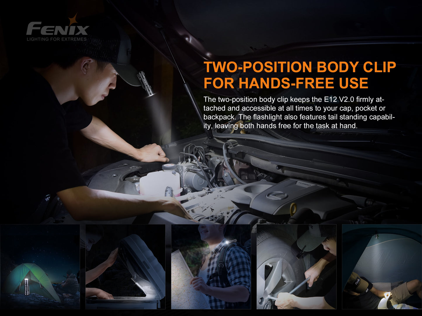 Fenix E12 Ultra-Compact AA EDC Flashlight