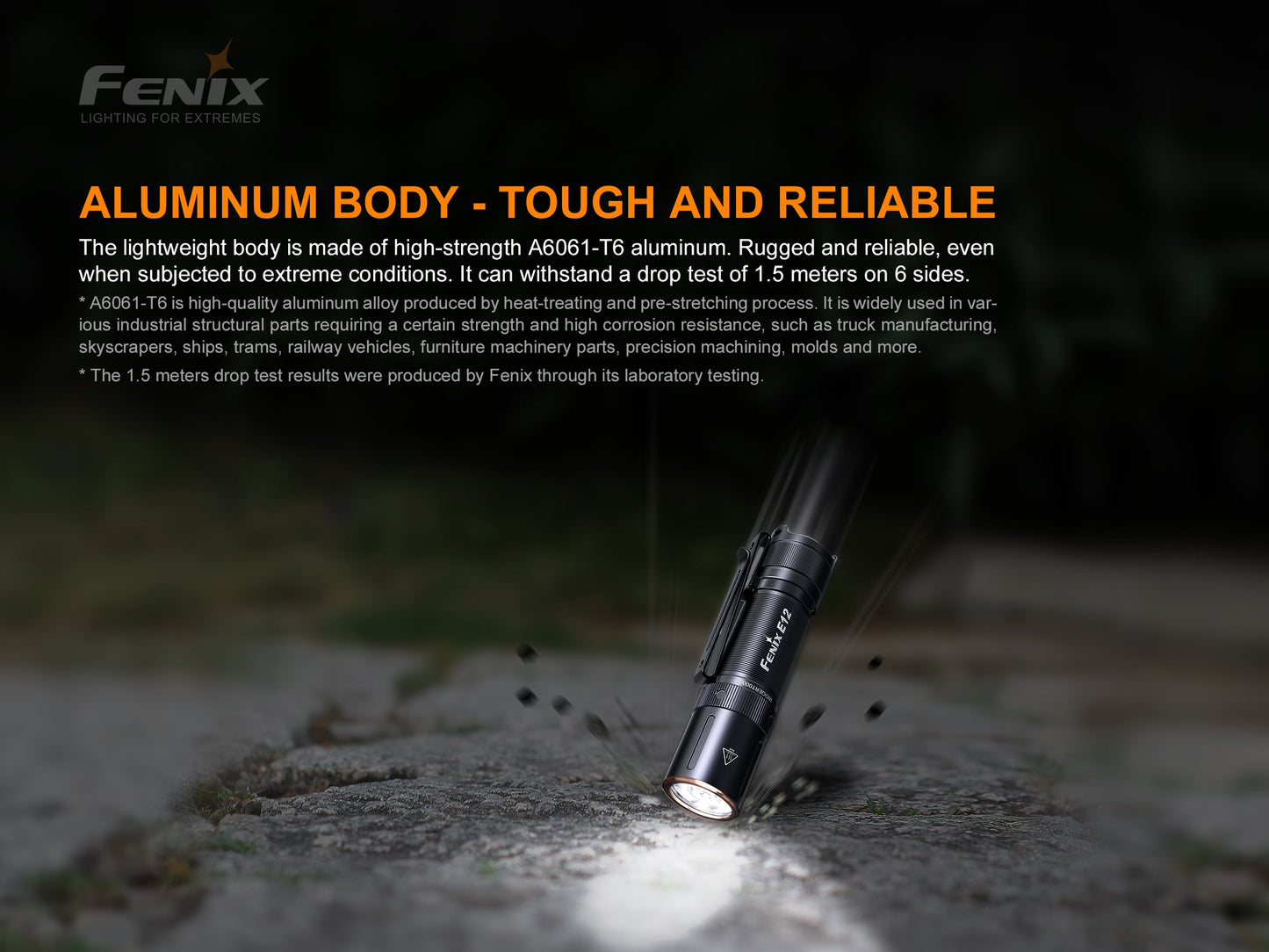 Fenix E12 Ultra-Compact AA EDC Flashlight