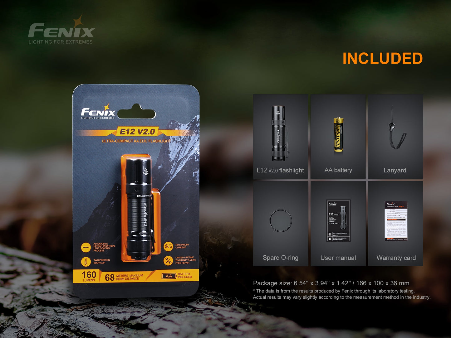 Fenix E12 Ultra-Compact AA EDC Flashlight
