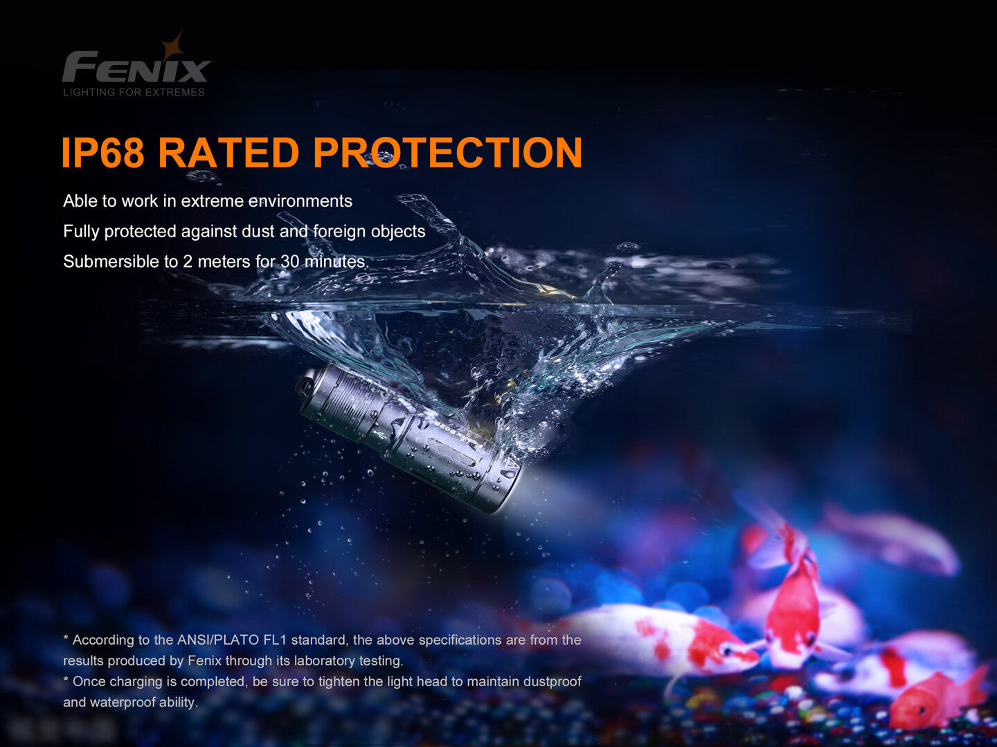 Fenix E02R:超亮度 USB 可充電式鑰匙扣手電筒