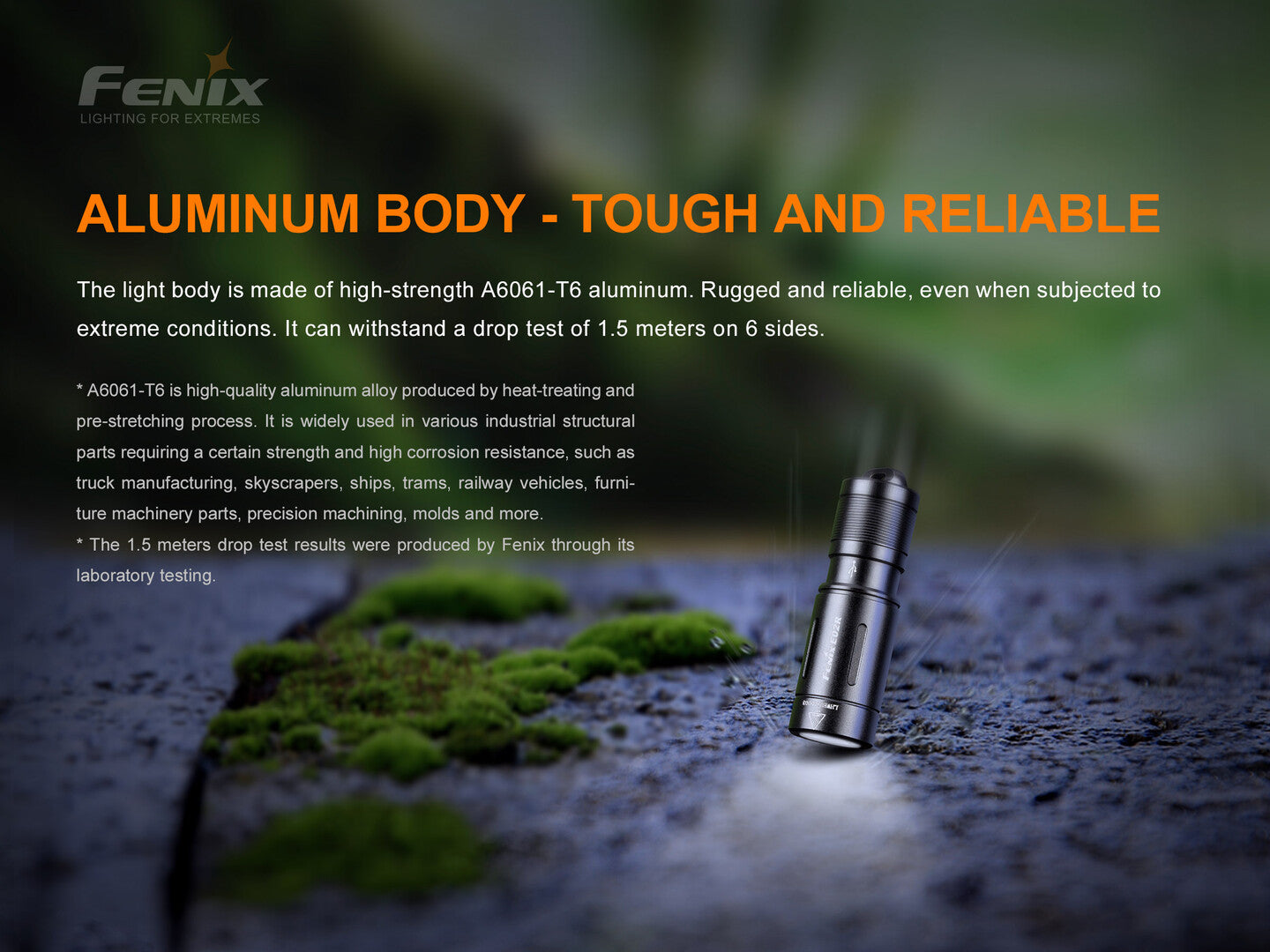 Fenix E02R:超亮度 USB 可充電式鑰匙扣手電筒