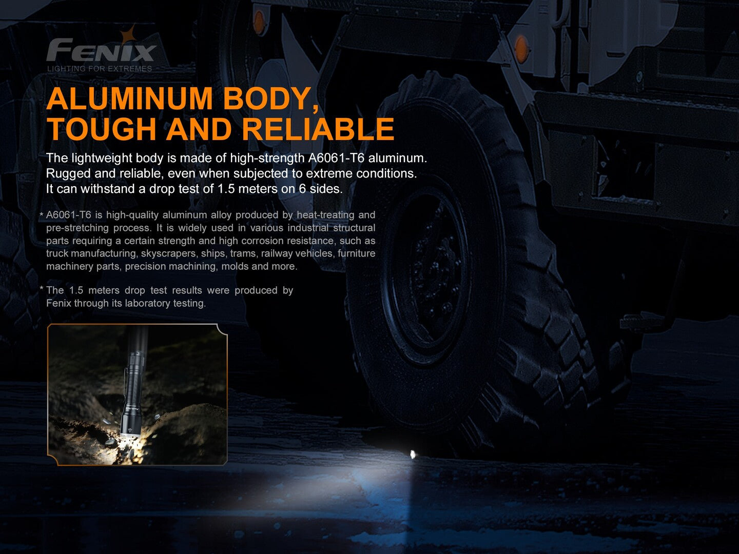 FENIX TK16 V2.0 DUAL TAIL SWITCH TACTICAL FLASHLIGHT