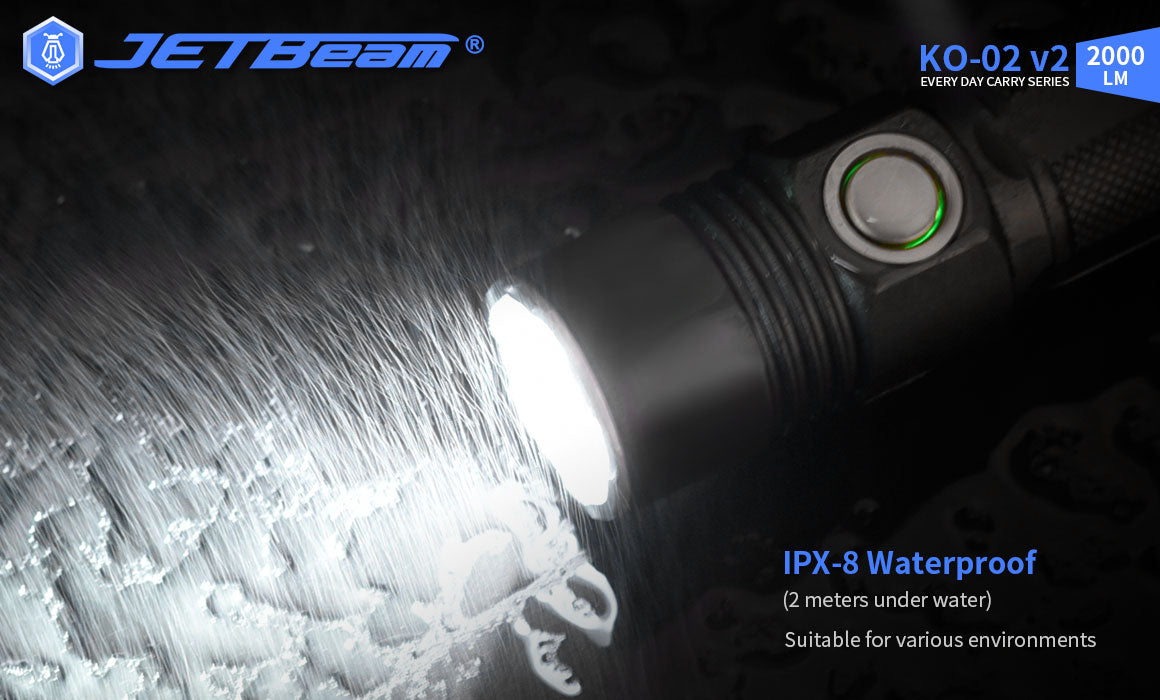 JETBeam KO-02 EDC High Brightness Flashlight