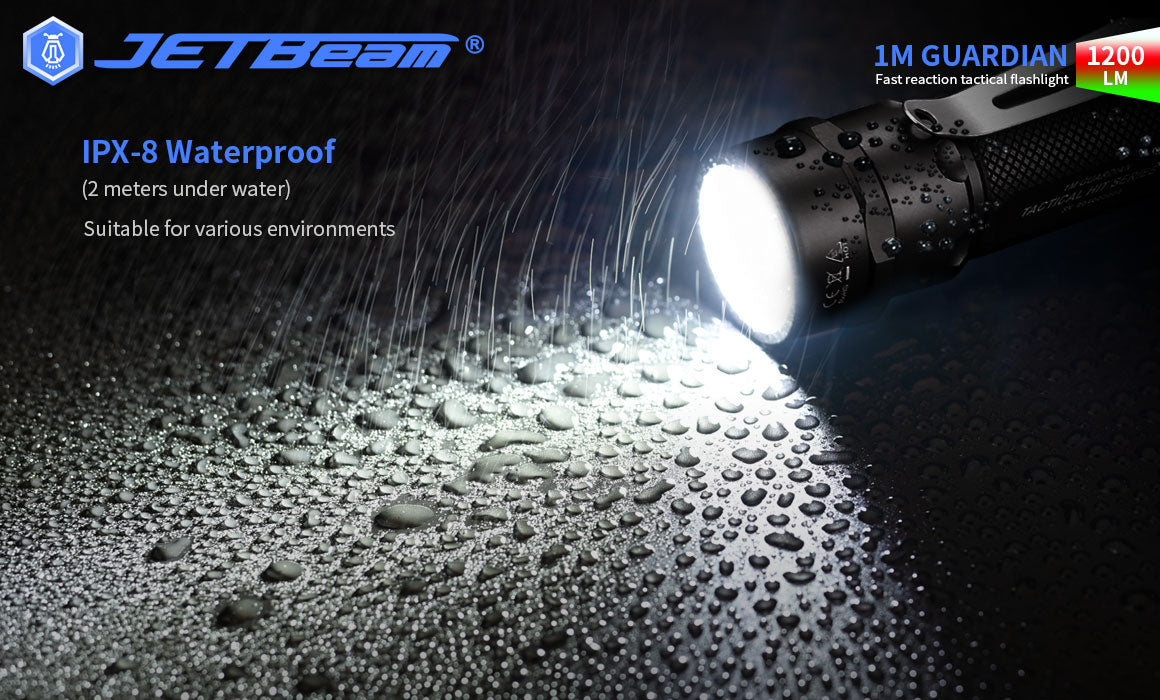 JETBeam 1M Guardian Fast Reaction Tactical Flashlight