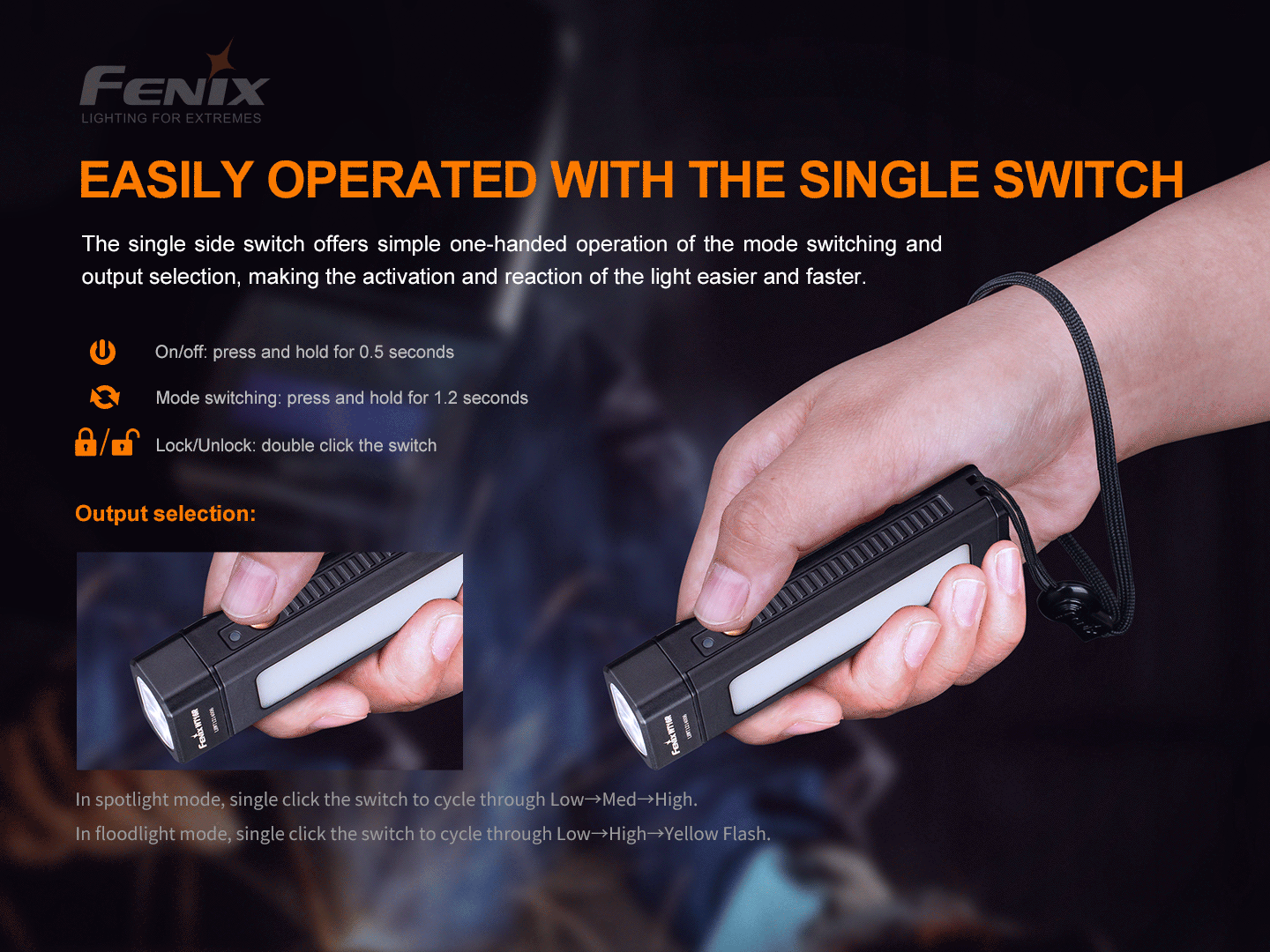 Fenix WT16R RECHARGEABLE MULTIPURPOSE WORK LIGHT