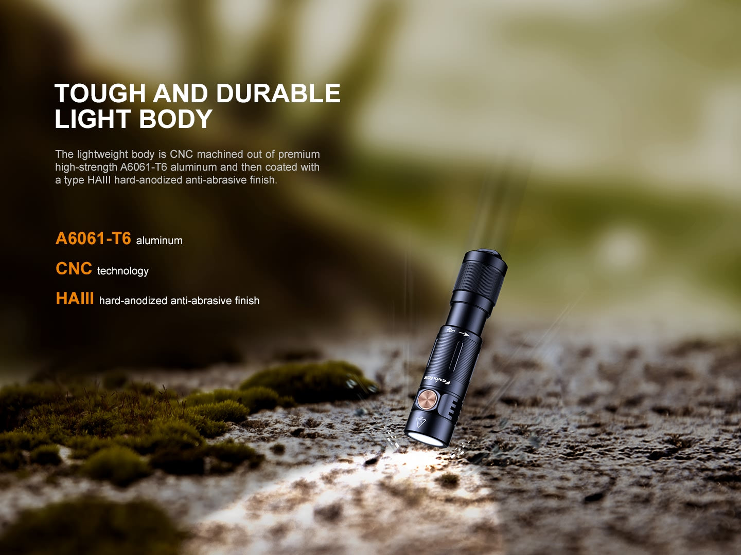 FENIX E05R RECHARGEABLE MINI KEYCHAIN FLASHLIGHT