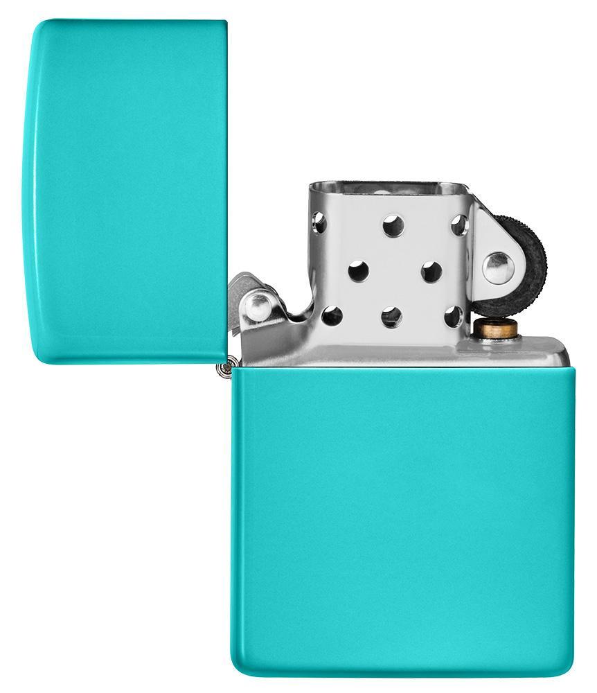 Zippo 平面綠松石色打火機 #22