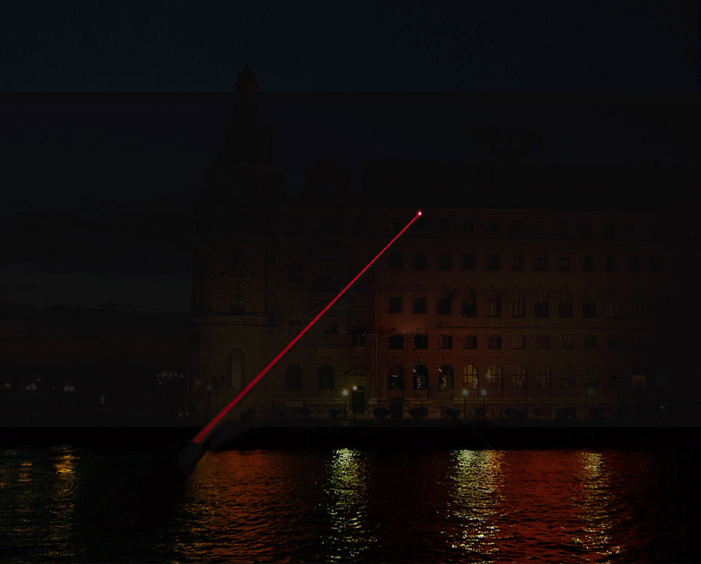 NICRON B24 Mini Pen Style Flashlight With Red Laser