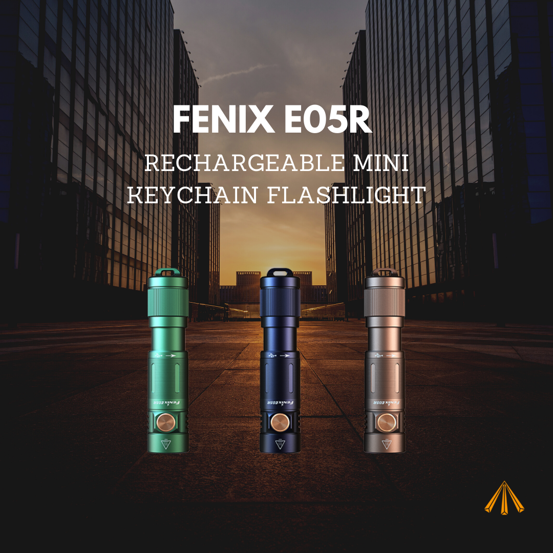 FENIX E05R RECHARGEABLE MINI KEYCHAIN FLASHLIGHT
