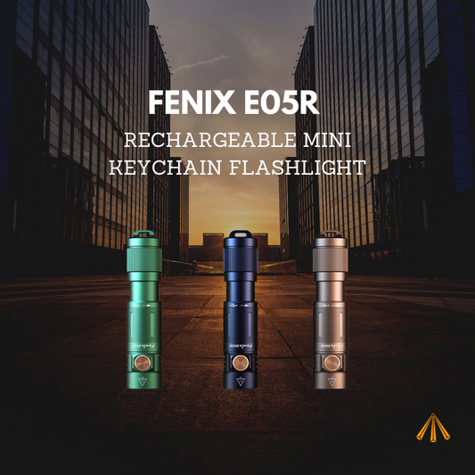 FENIX E05R RECHARGEABLE MINI KEYCHAIN FLASHLIGHT