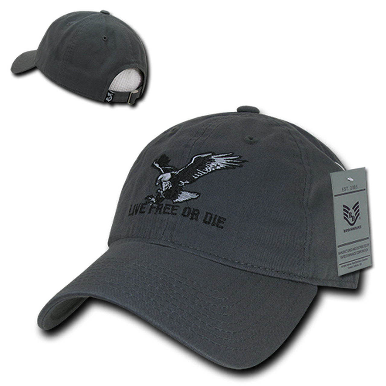 "Live Free or Die" Embroidered Cap