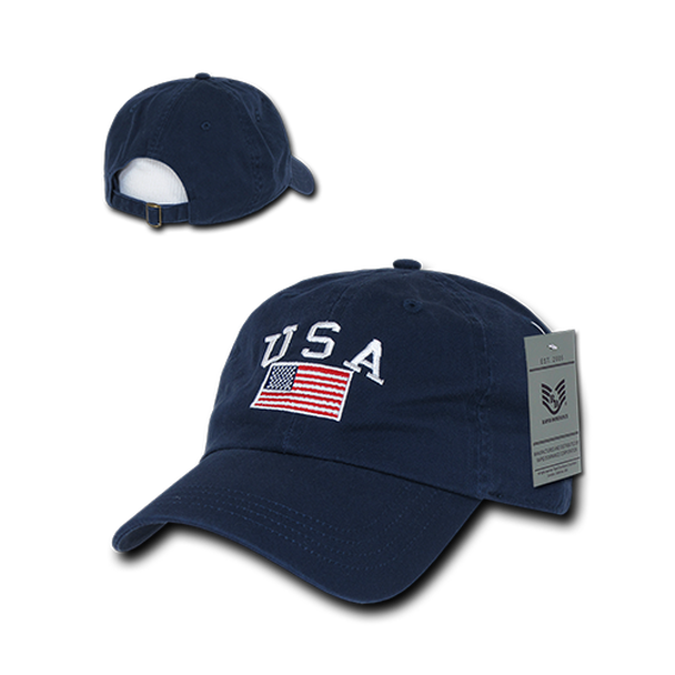 USA Flag Relaxed Graphic Cap
