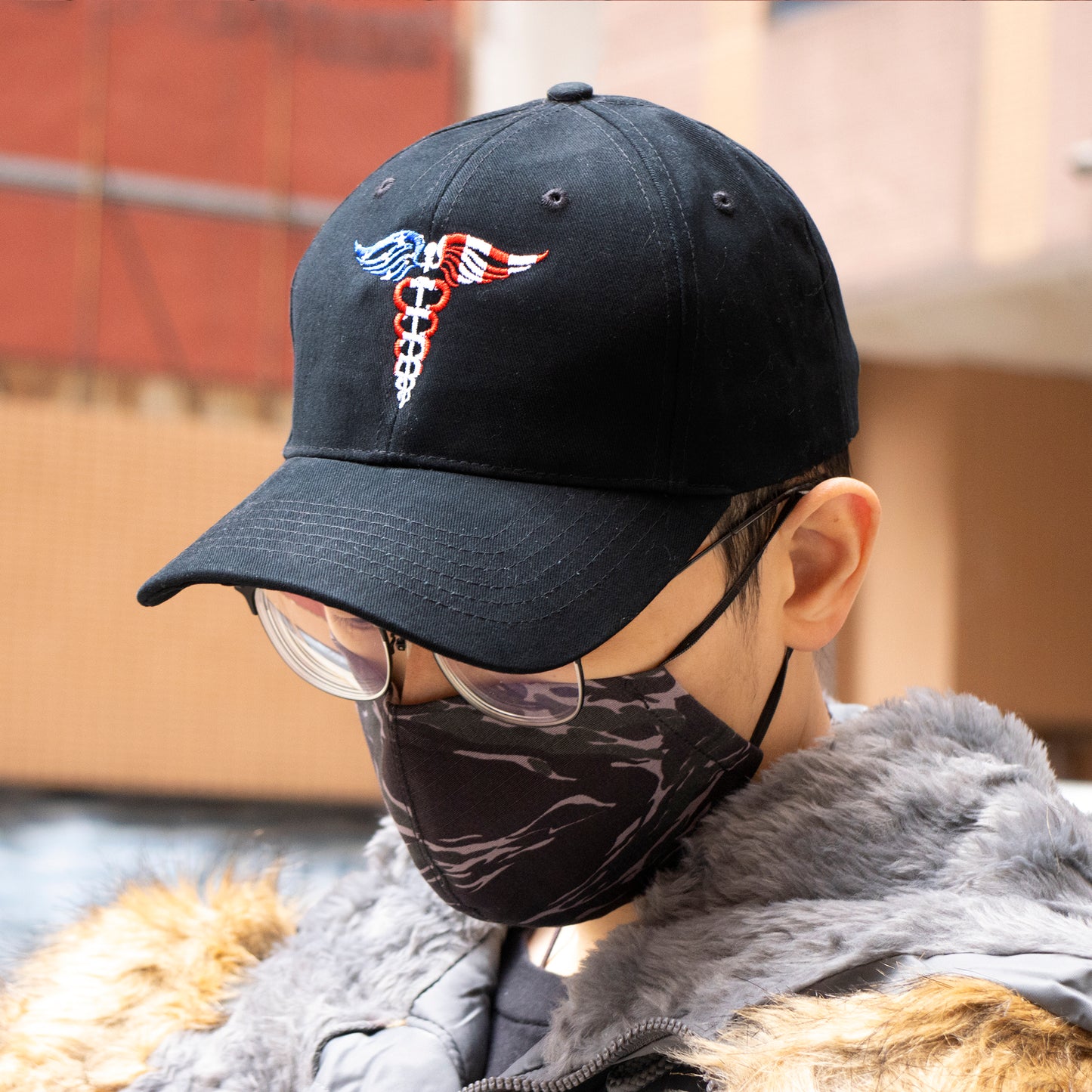 ALPHA N-2B SHORT WAIST PARKA (GUNMETAL)