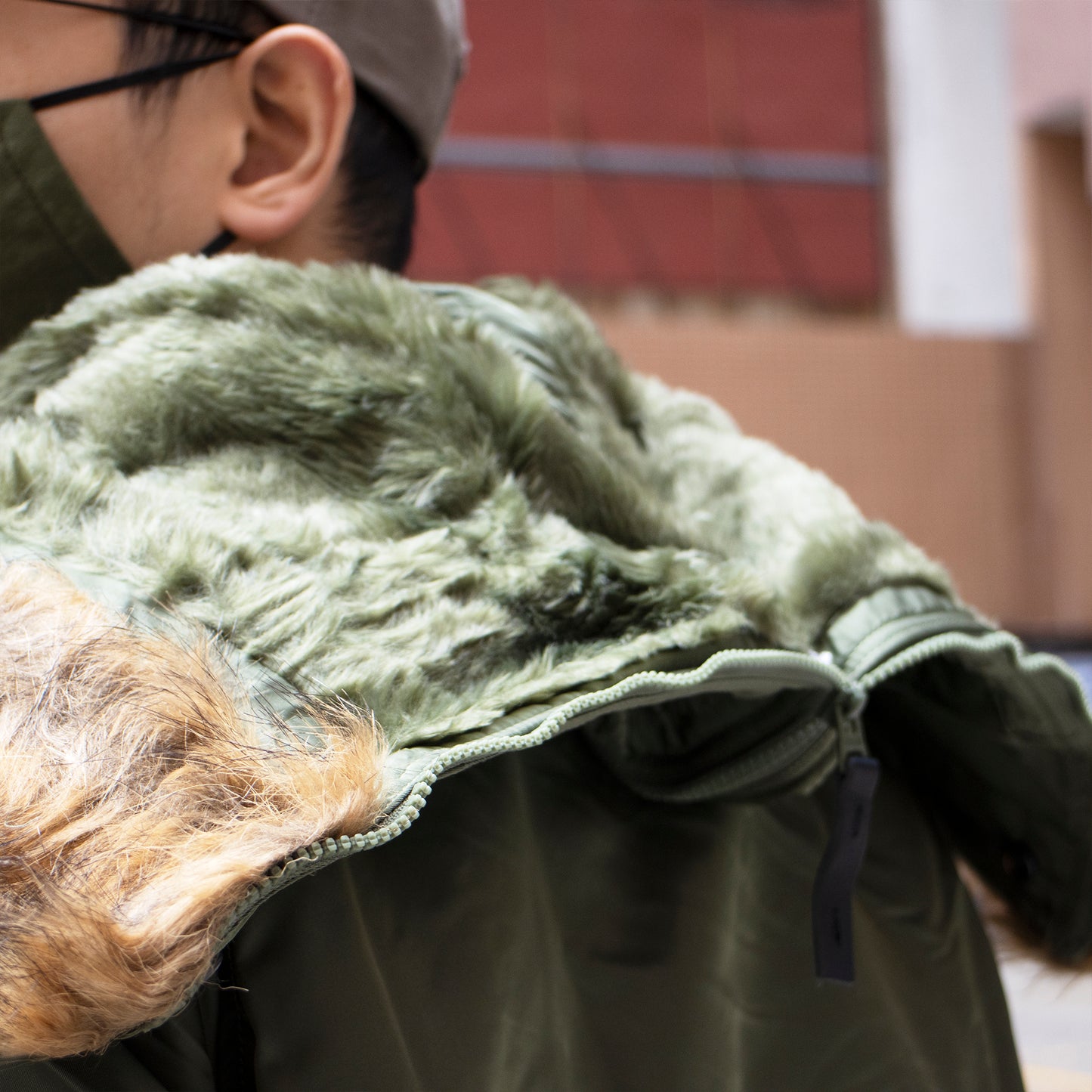 ALPHA N-2B SHORT WAIST PARKA (SAGE)