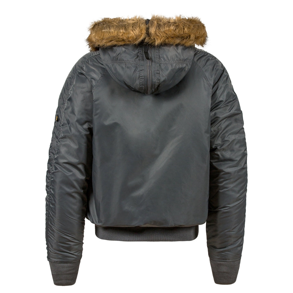 ALPHA N-2B SHORT WAIST PARKA (GUNMETAL)