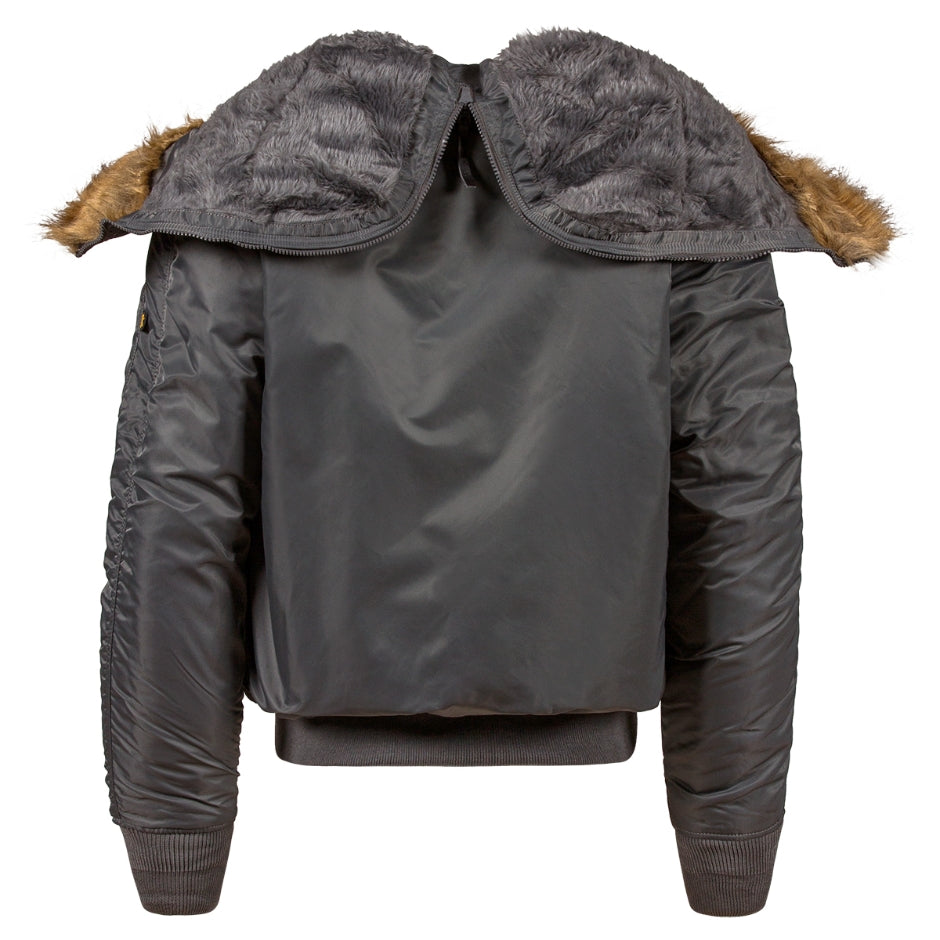 ALPHA N-2B SHORT WAIST PARKA (GUNMETAL)