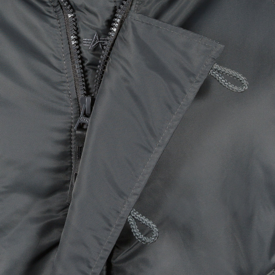 ALPHA N-2B SHORT WAIST PARKA (GUNMETAL)