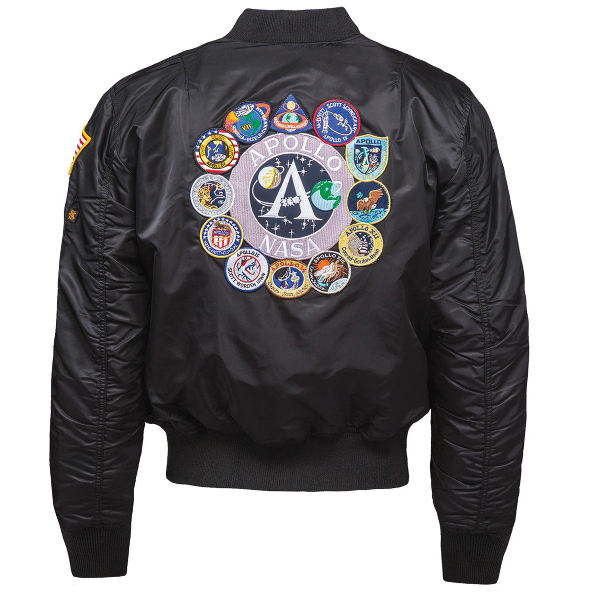 ALPHA MA-1 APOLLO FLIGHT JACKET (BLACK) – 3army store