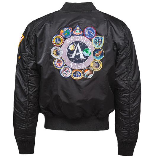 ALPHA MA-1 APOLLO FLIGHT JACKET (BLACK)