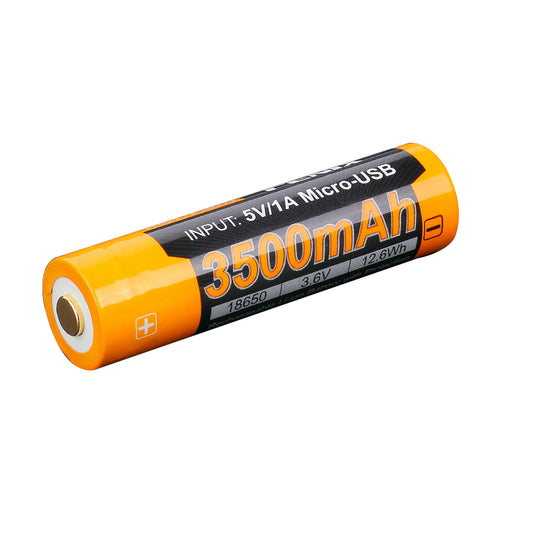 FENIX 3500U 高容量18650鋰離子電池 | 內置USB充電口