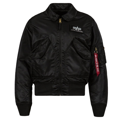 ALPHA CWU 45P FLIGHT JACKET (BLACK)