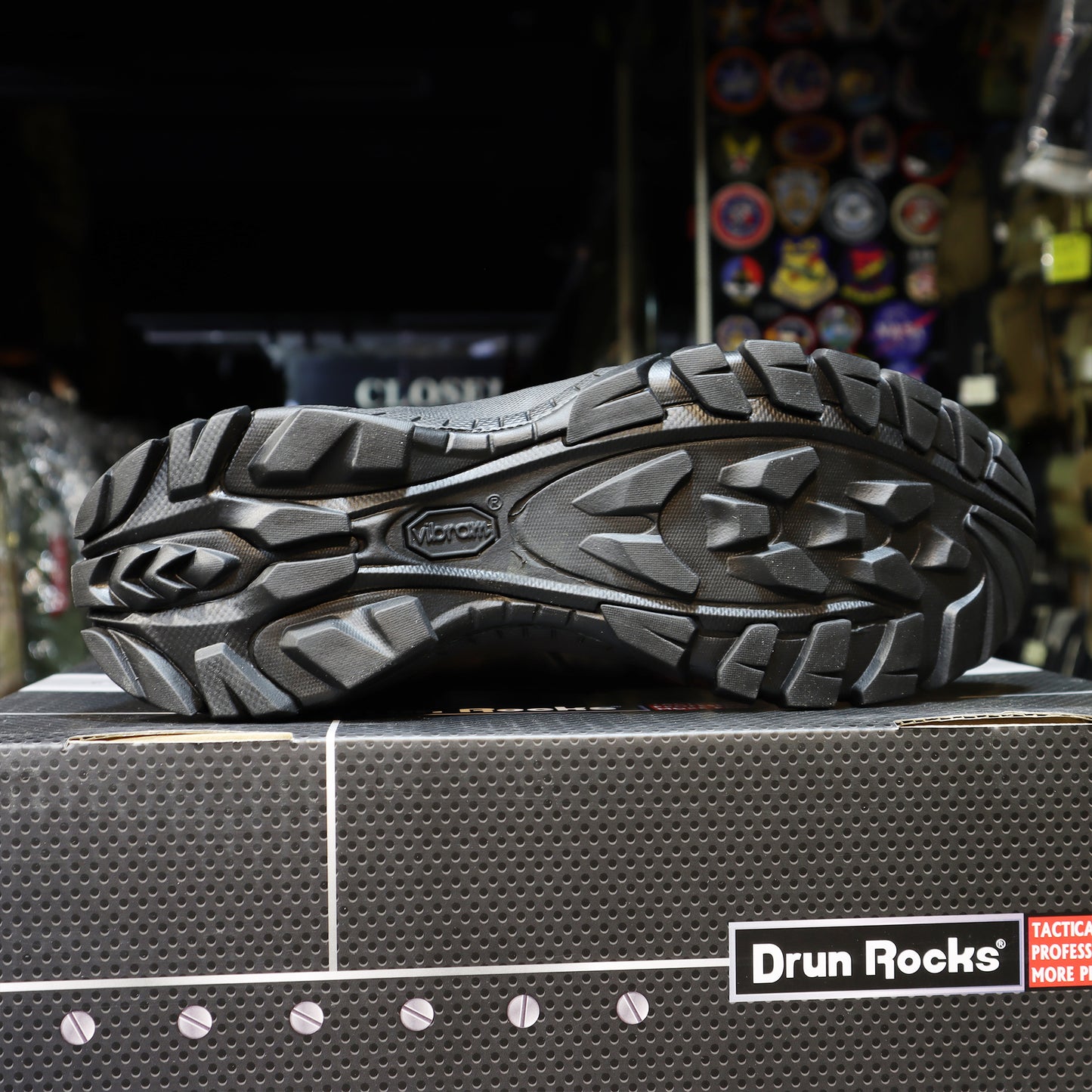 DrunRocks 8" Vibram透氣戰術靴