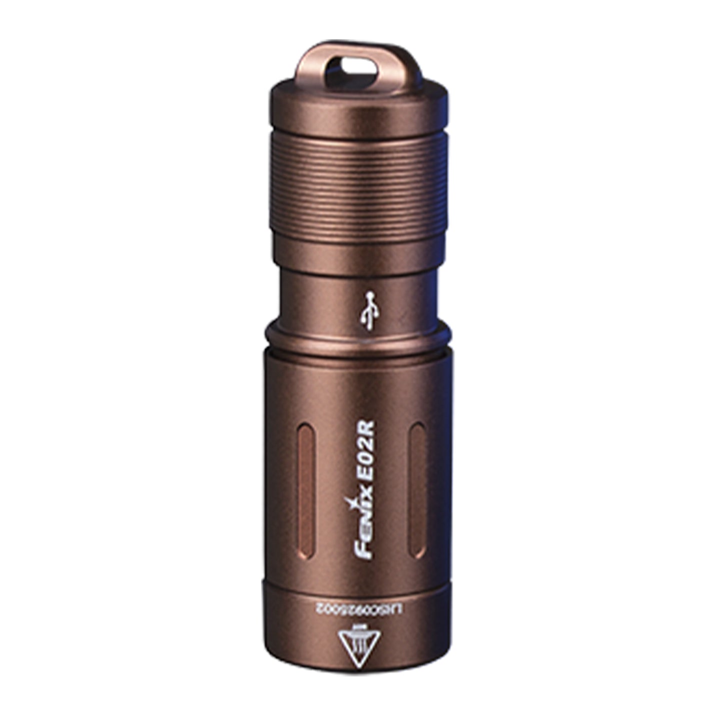 Fenix E02R:超亮度 USB 可充電式鑰匙扣手電筒