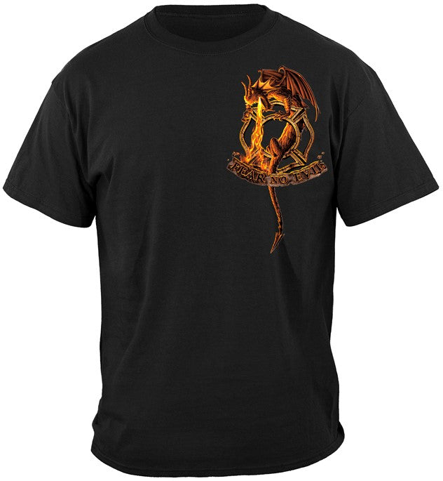 Firefighter Series T-shirt, Fear no Evil Dragon (JB60)