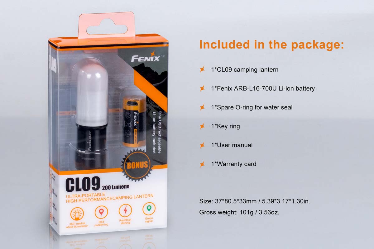 Fenix CL09 Ultra-portable High-performance Camping Lantern