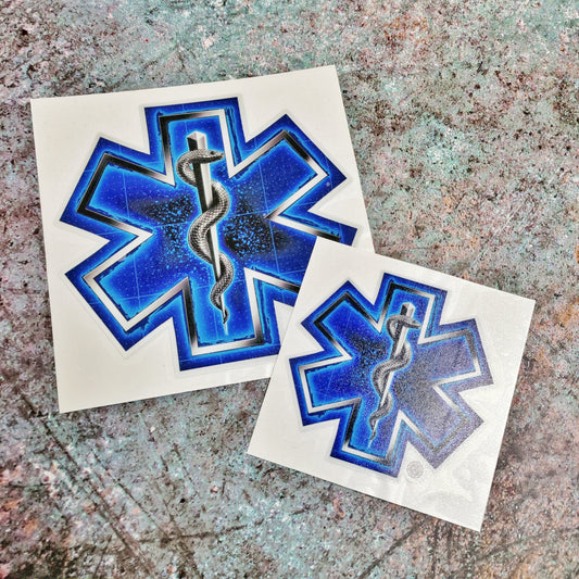 Silver Snake EMT On Call, Reflective Decal