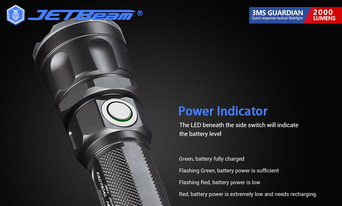 JETBeam 3Ms GUARDIAN TACTICAL HIT SERIES