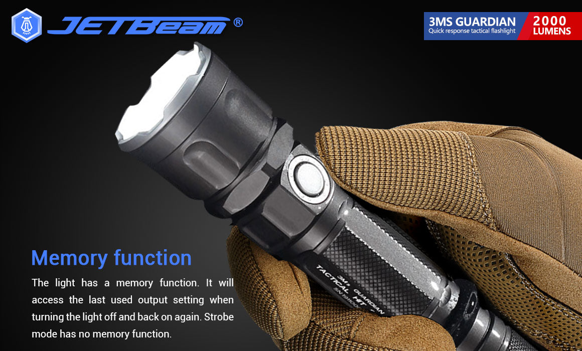 JETBeam 3Ms GUARDIAN TACTICAL HIT SERIES