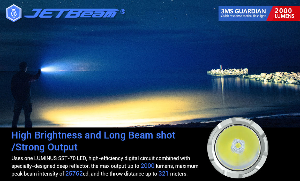 JETBeam 3Ms GUARDIAN TACTICAL HIT SERIES
