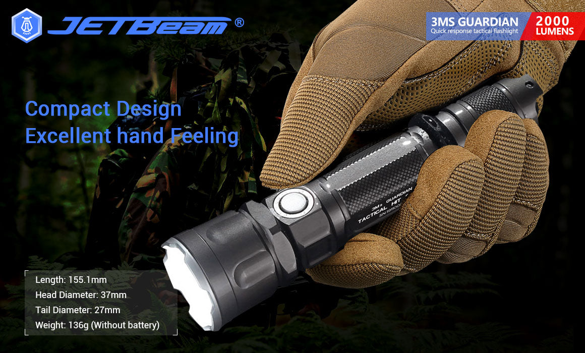 JETBeam 3Ms GUARDIAN TACTICAL HIT SERIES