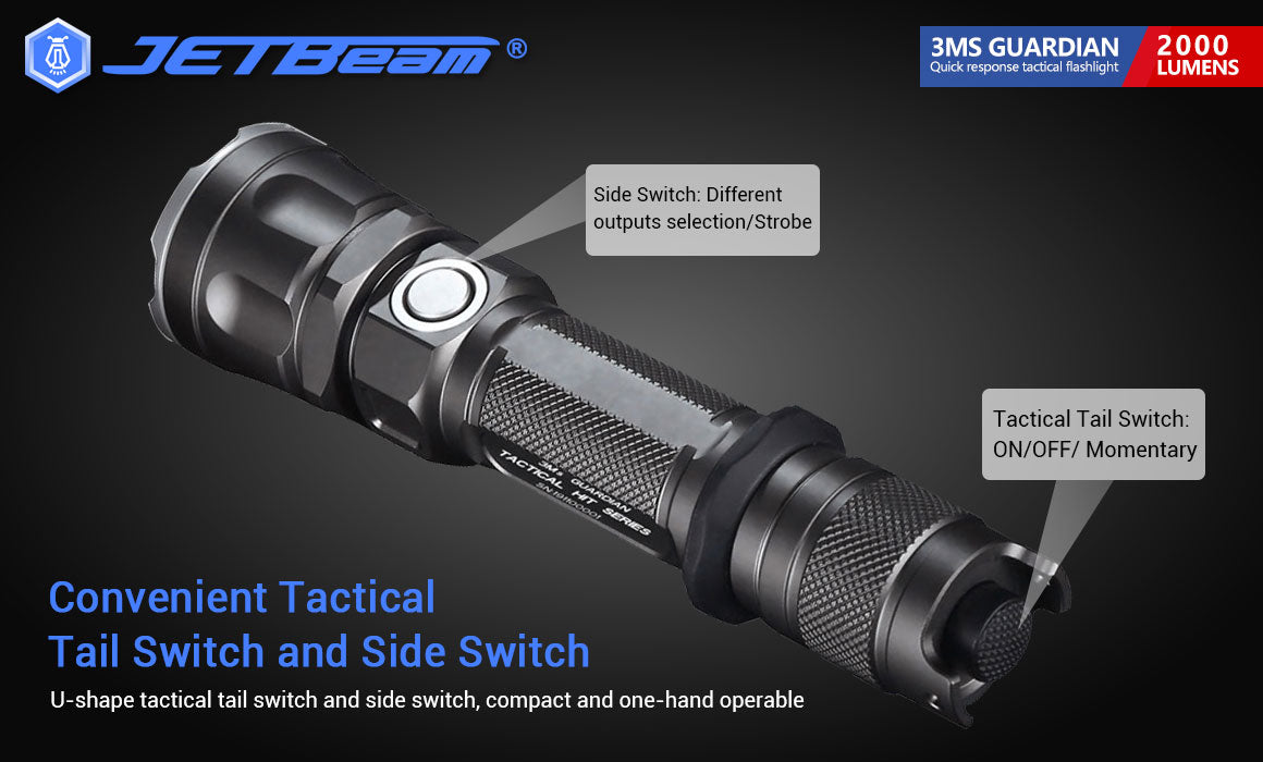 JETBeam 3Ms GUARDIAN TACTICAL HIT SERIES