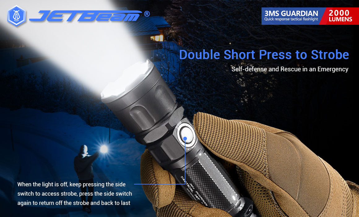 JETBeam 3Ms GUARDIAN TACTICAL HIT SERIES